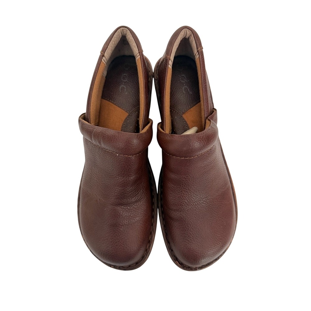b.o.c. Born Concept Kheli Brown Clogs Slip On Wedge Shoes BCU039852 8.5W